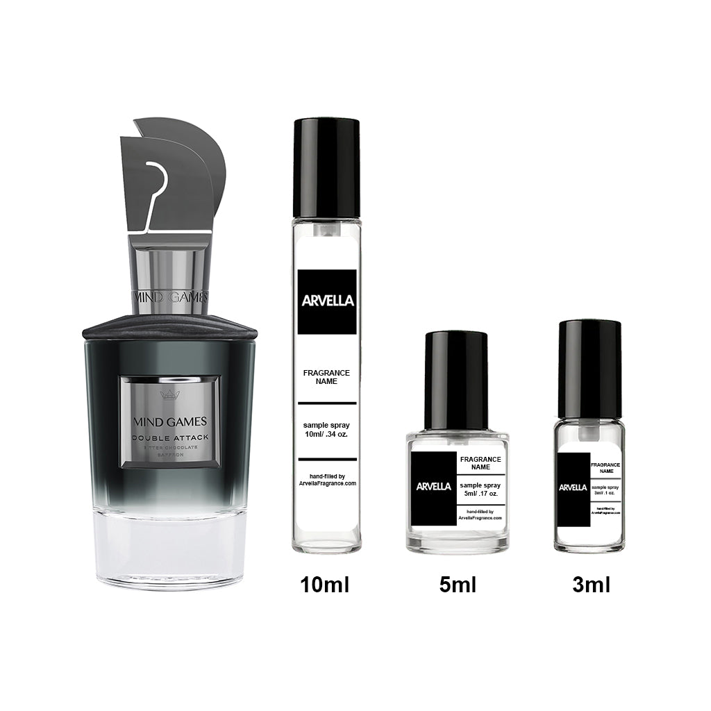 Mind Games Double Attack Sample 10ml Spray - Arvella Fragrance